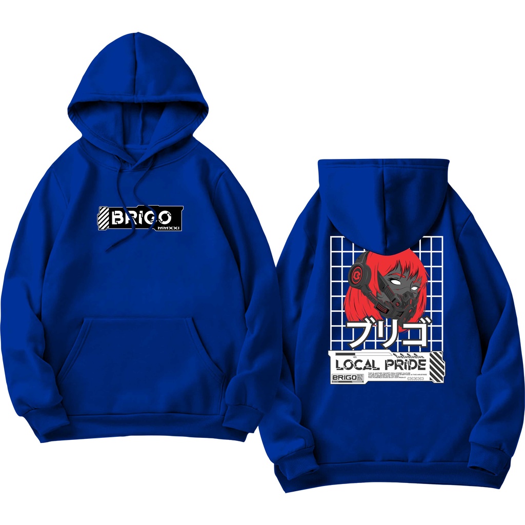 BRIGO Jumper Hoodie CYBERPUNK II Sweater Hoodie BRIGO CYBERPUNK Sablon DTF Fleece Cotton M-XXL (Pria &amp; Wanita) Free stiker&amp;Gantungan Kunci