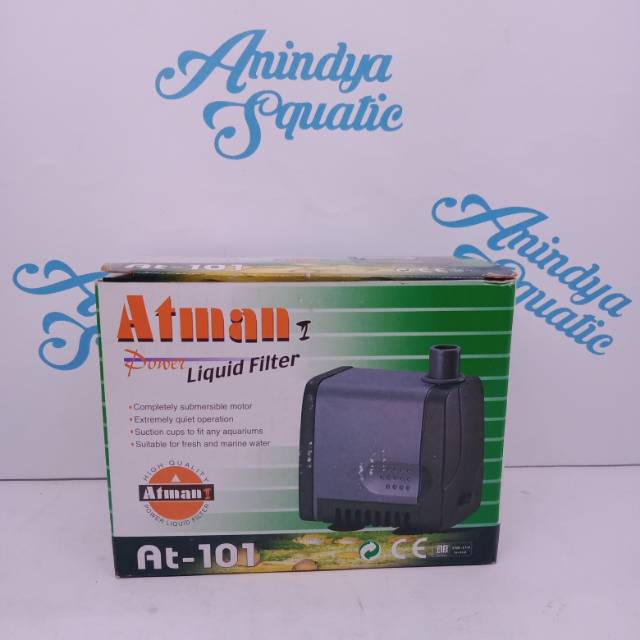 Atman   AT-101  AT101 AT 101 Power Head Pompa Air Celup Kolam paludarium Aquarium