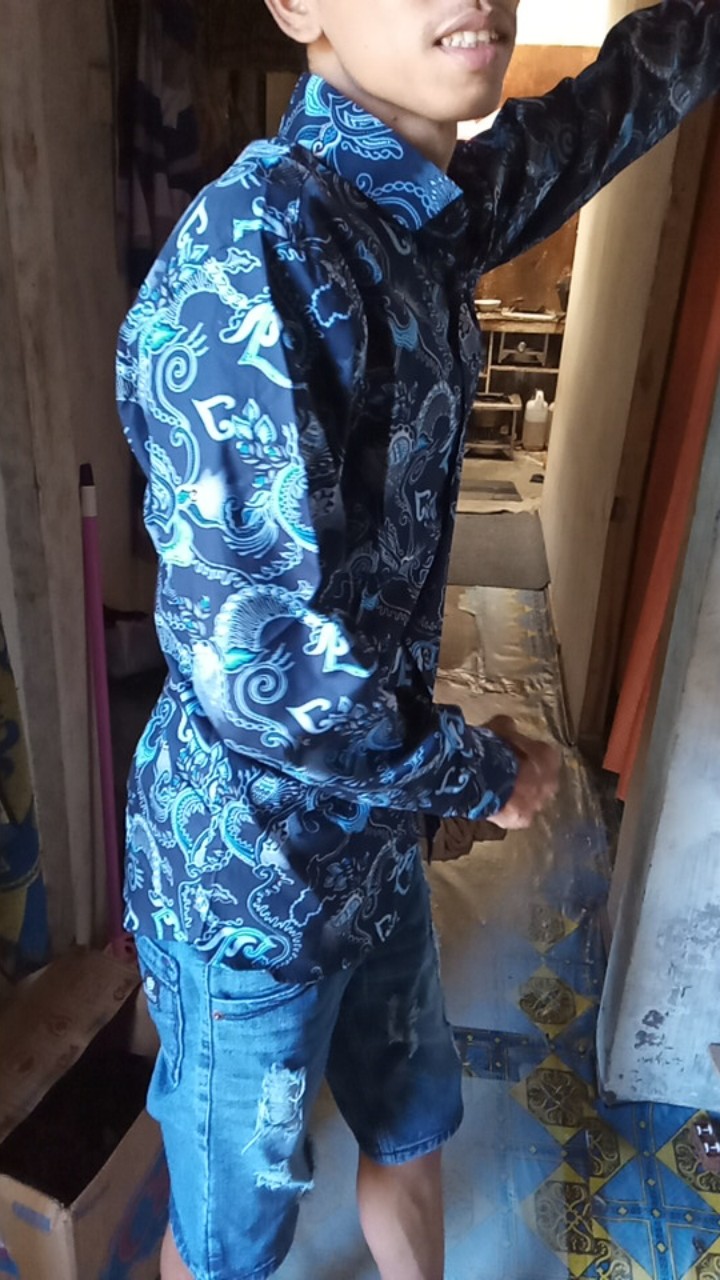 Batik Mewah Bahan Kattun Premium Model Slimfit High Quality