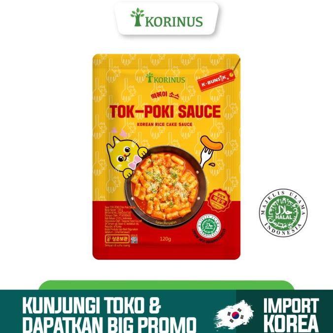 

Korinus Tokpoki Sauce / Tteokbokki Sauce / Toppoki Sauce Halal MUI