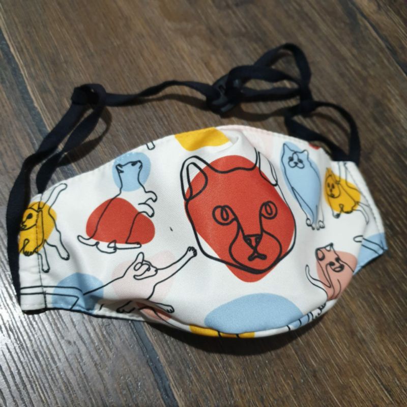 CAT FACE lumpAt mask. masker non medis