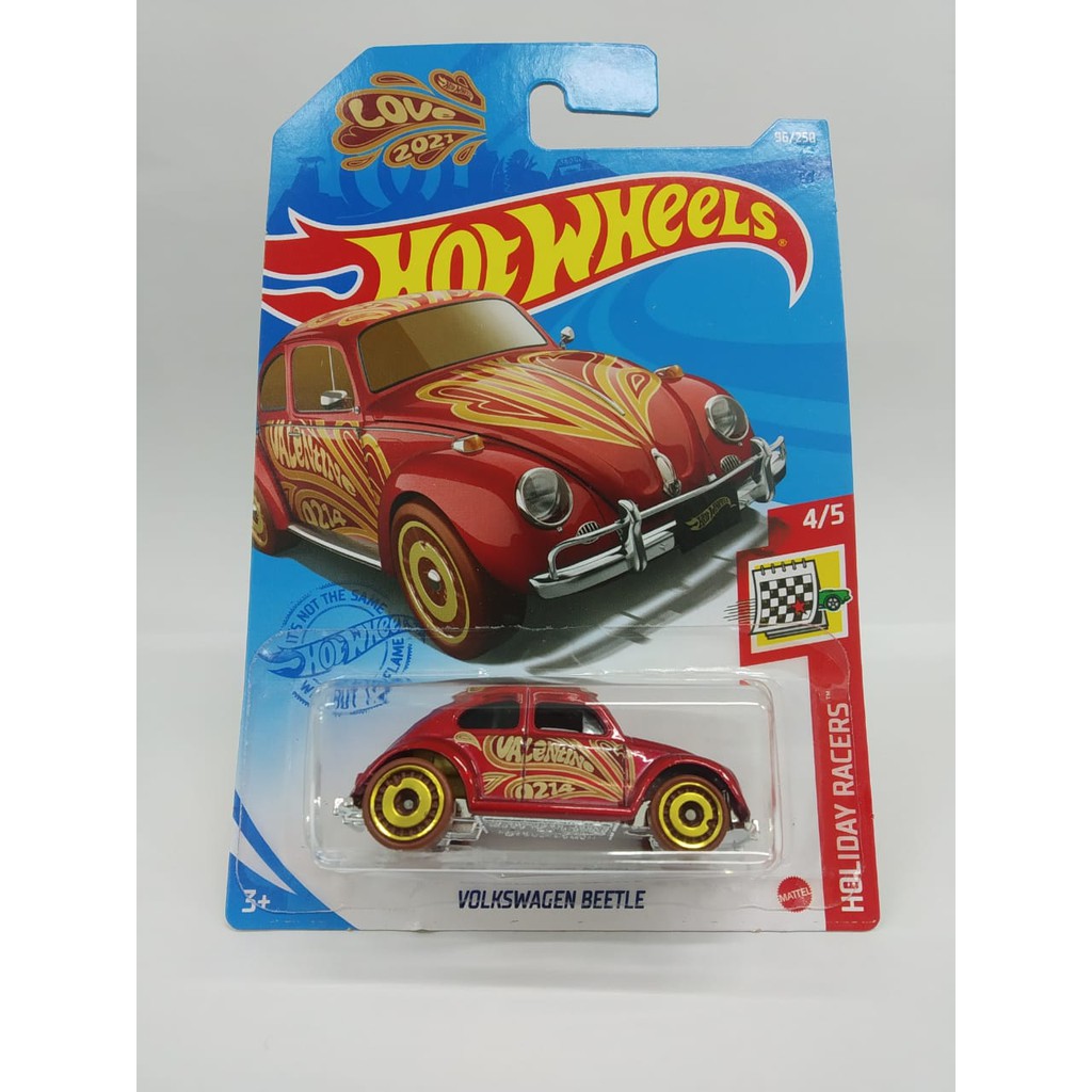 Diecast Hot Wheels VOLKSWAGEN BEETLE HW The Love Bug 2021 Hotwheels Holiday Racers Valentine 0214