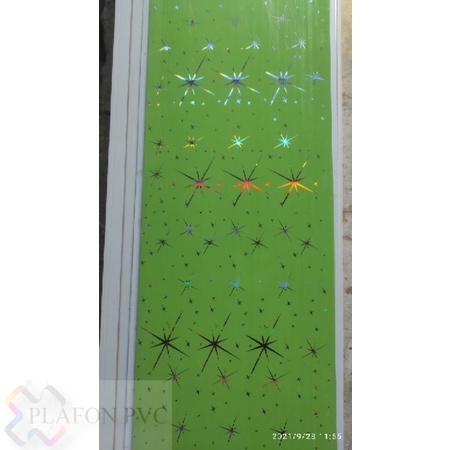 plafon pvc bintang | Plafon  Hijau Bintang | Plafon Pvc Motif Bintang | Plafon Pvc