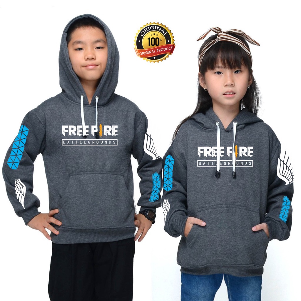 Sweater Hoodie Jaket Pria/Wanita/Anak FF/Free Fire Calca Angelica Hoodie Sweater Jaket [COD]