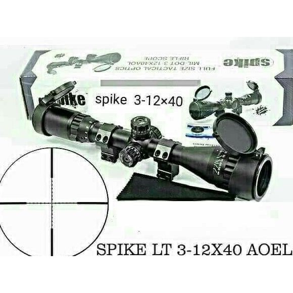 TELESCOPE SPIKE 3-12×40 AOEL