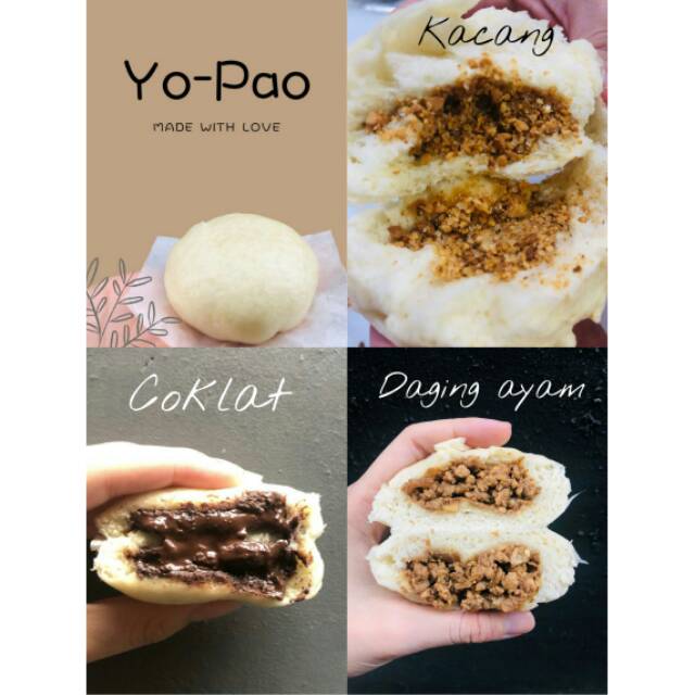 

Bakpao coklat/daging ayam/kacang (PRE-ORDER) min. Pesanan 5 pcs