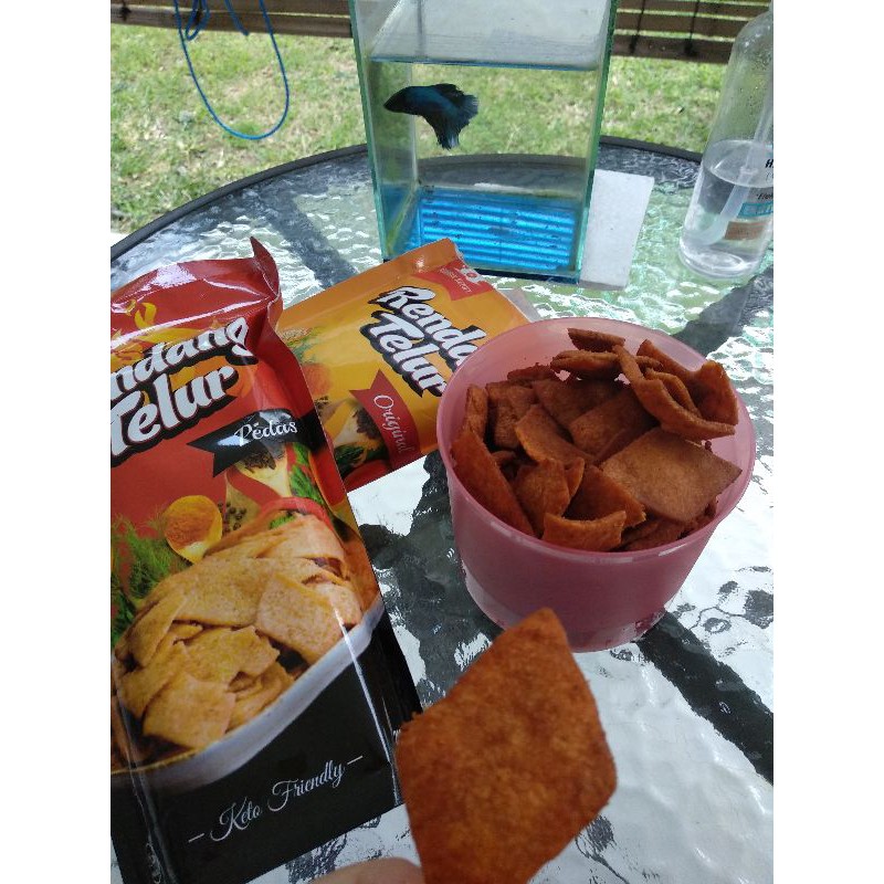 

Keripik Rendang Telor Original