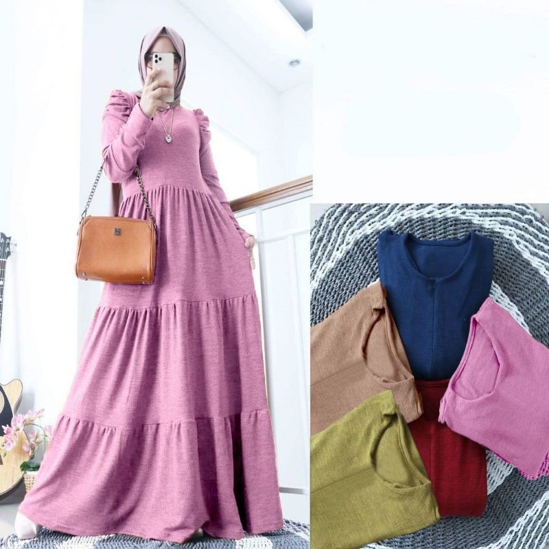 BAJU GAMIS  REMAJA TERBARU 2021 MODEL KEKINIAN us maxy samira
