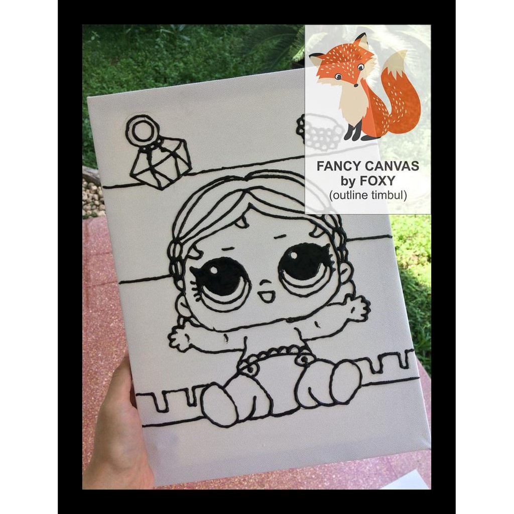 

Stok Baru Kanvas Lukis Anak Gambar Lol Surprise Baby Girl Peralatan Melukis Murah Meriah Al7