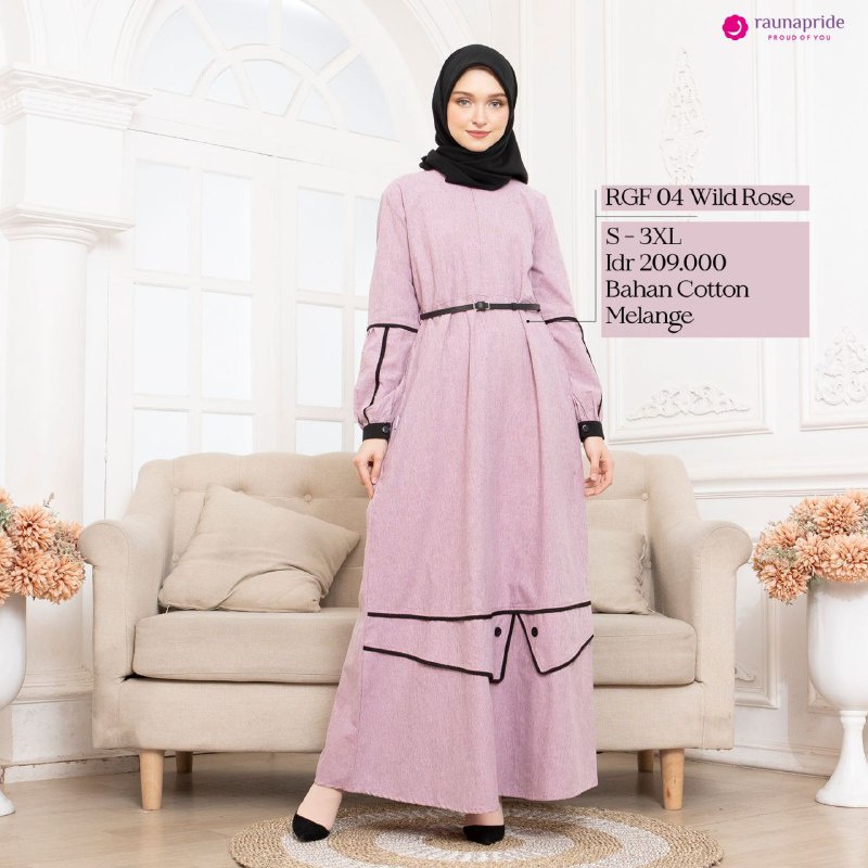 Rauna Sarimbit Keluarga / SR-04 Wild Rose / Fashion Muslim