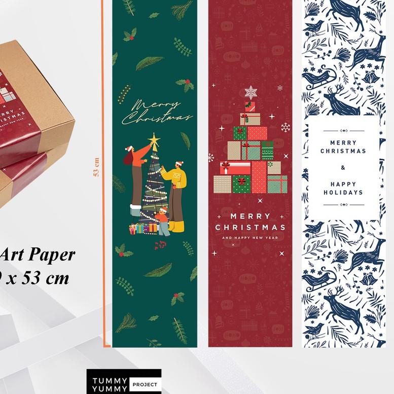 

PAPERBELT NATAL / NATAL / SLEEVE NATAL / SABUK KERTAS LABEL NATAL (25 PCS) ☊
