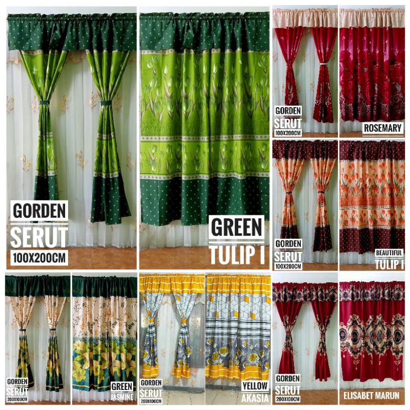 TERLARIS GORDEN SERUT SHABBY MURAH UK 200×100