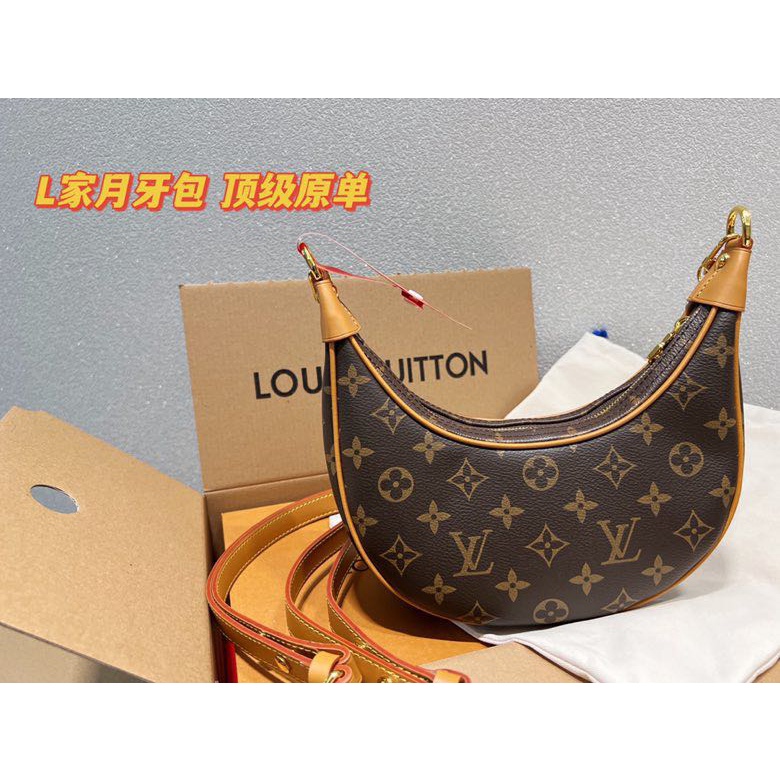 Original Asli 2022 Baru LV/Louis Vuitton tas sabit fashion klasik