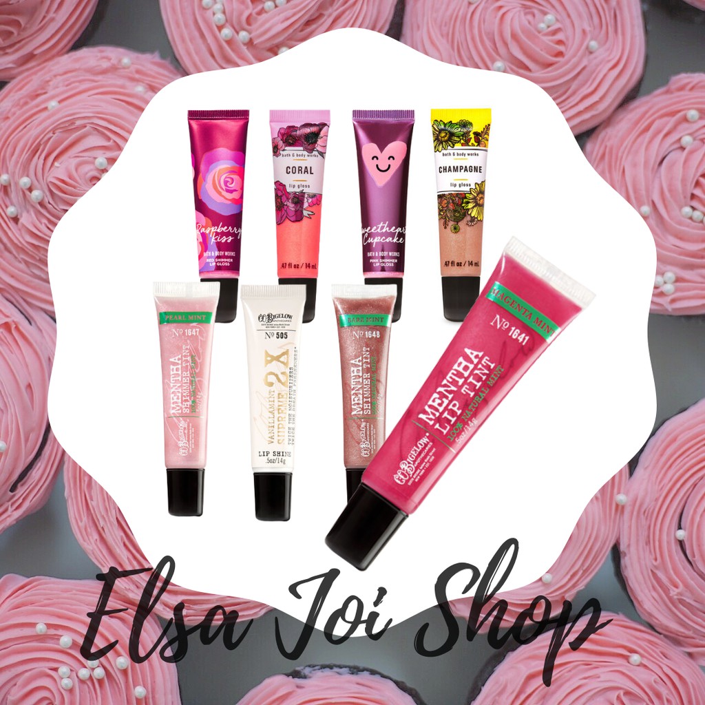 BBW Bath &amp; Body Works Lip Gloss / Lip Tint SERIES