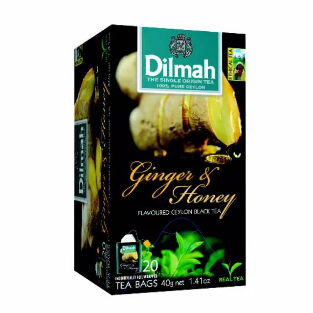 

Dilmah Ginger & Honey Tea (Foil Envelope) - Teh Celup Dilmah 20sch