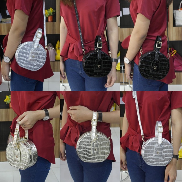 LV Petite Boite Croco 46809 with Box + Dustbag Premium