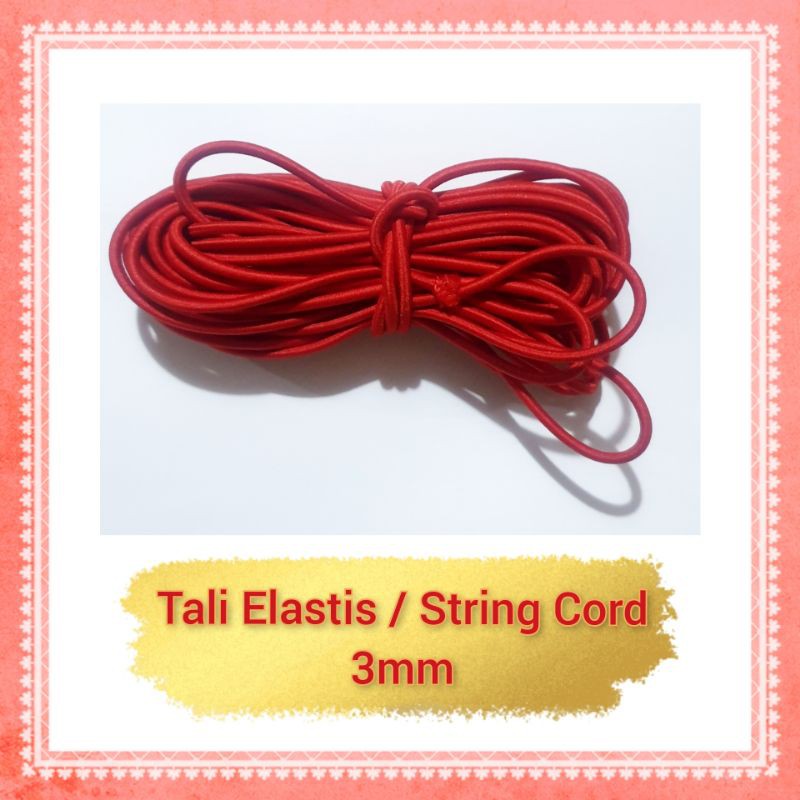 

Tali Elastis Merah String Cord