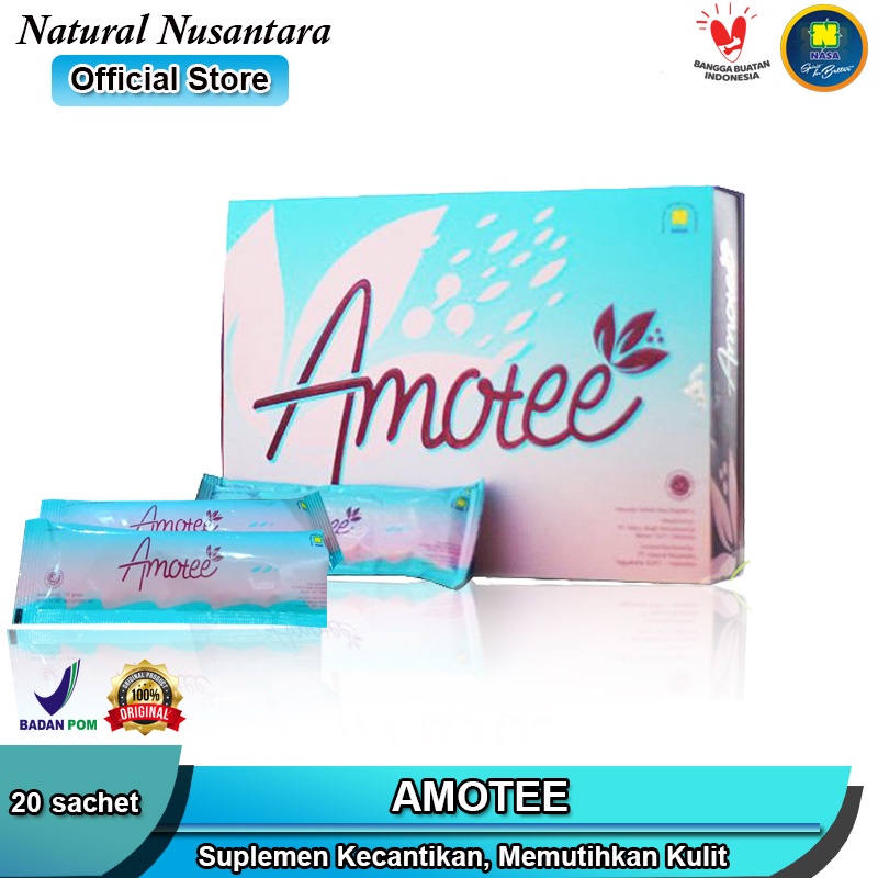 Pemutih Tubuh | Amotee Original Nasa | Suplemen Pemutih Wajah | Agen Nasa