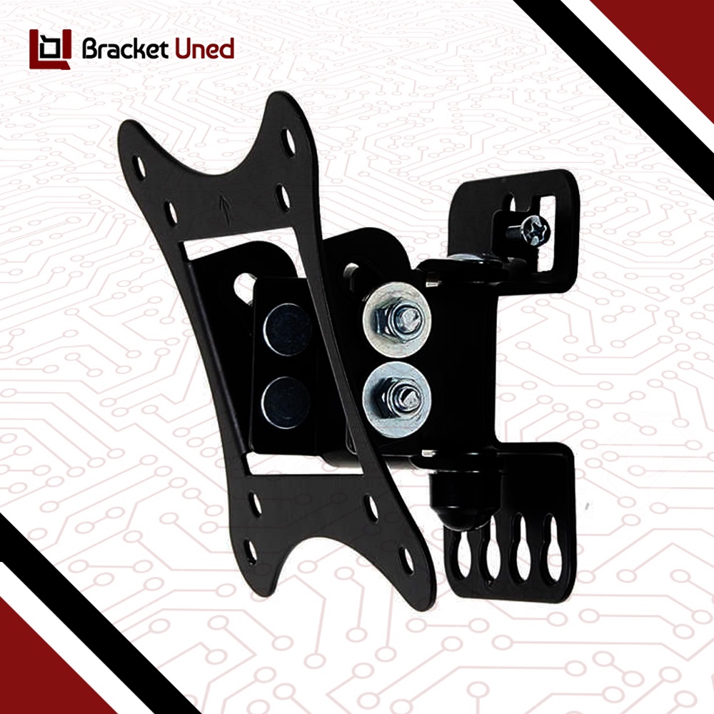 Bracket Monitor 13 - 27 inch, Full Motion 6 Universal Braket TV Monitor 5 Arah Import WLB 011