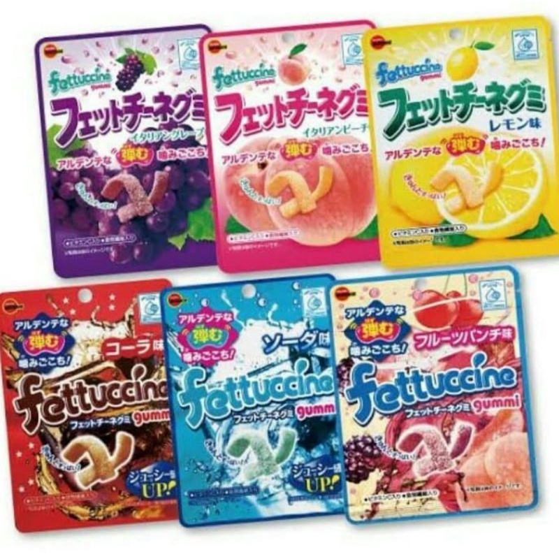 

BOURBON FETTUCCINE GUMMY GUMMIES JAPAN JEPANG