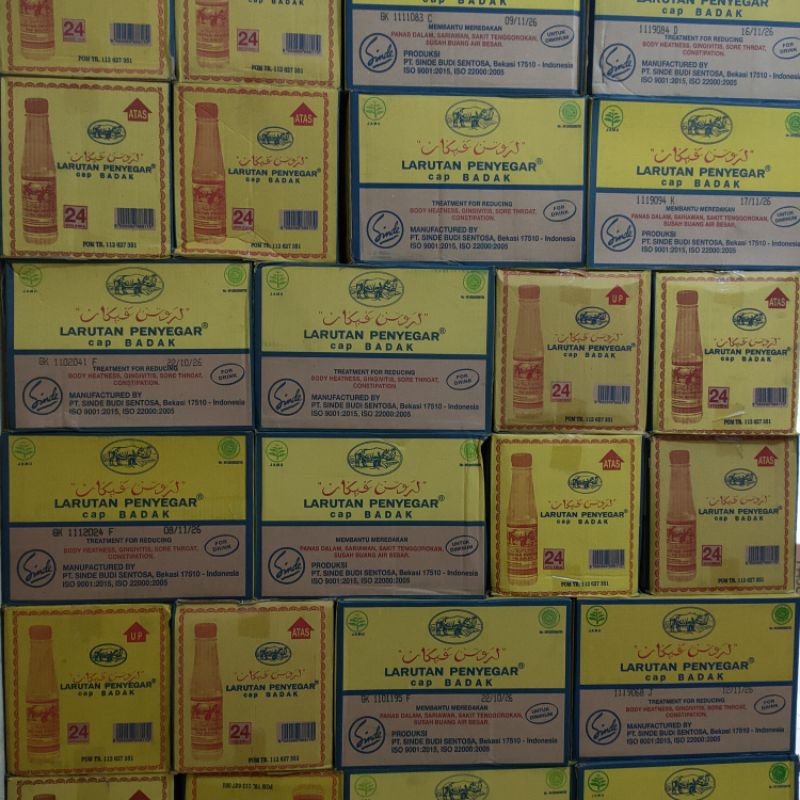 

larutan penyegar botol cap badak 500ml