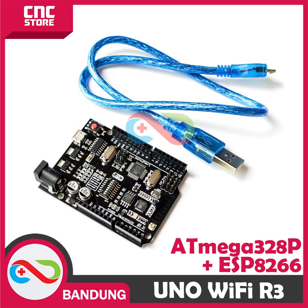 ARDUINO UNO WIFI R3 ESP82660 32MB FLASH CH340G + MICRO USB