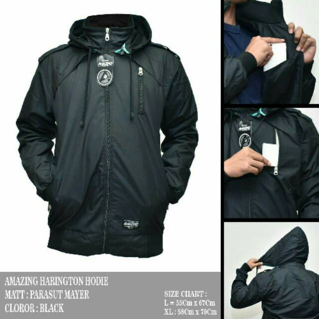 JAKET MOTOR WINDPROOF / JAKET HARINGTON
