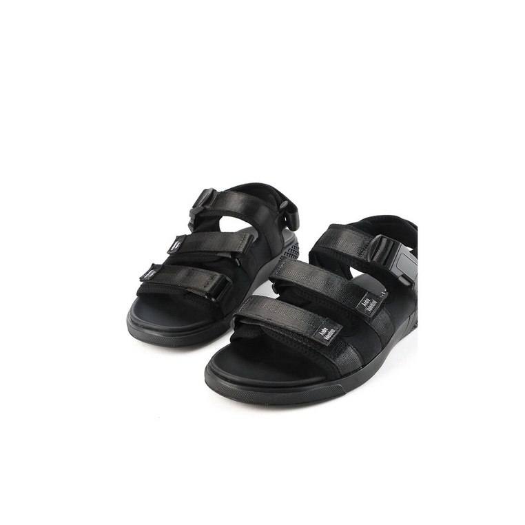 SANDAL SLIDE KULIT ANDRE VALENTINO PRIA ORIGINAL SLINGBACK HITAM AVM27