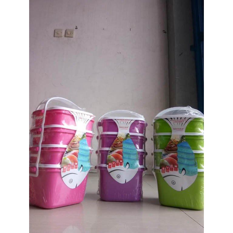 Rantang Plastik Takuma Microwave Lunch Box Wadah Makanan