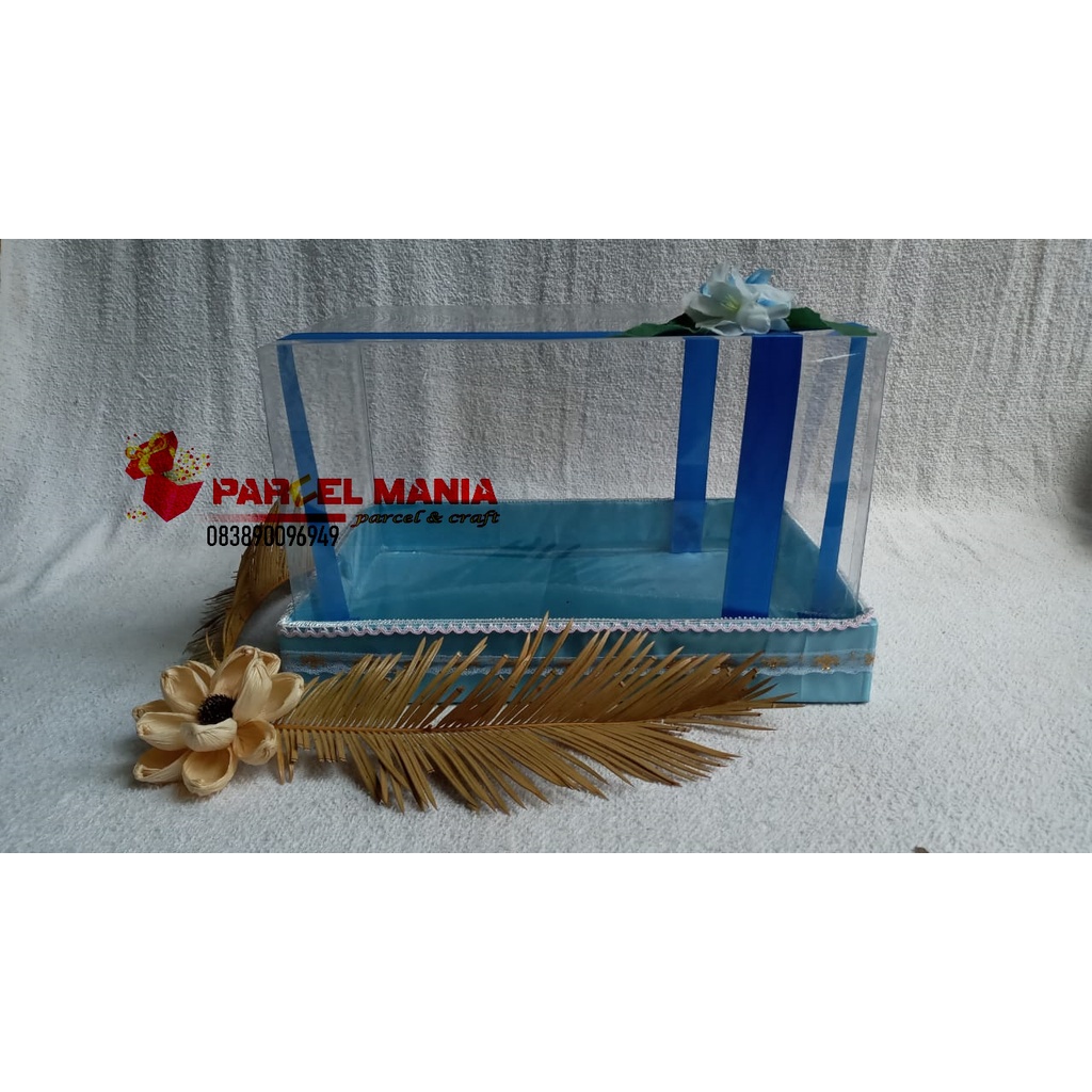 BEST PRODUK KOTAK HANTARAN KAIN BOX MIKA JUMBO STANDARD TINGGI 28cm WARNA BIRU LAUT UNIK DAN MURAH