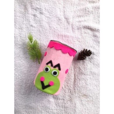 BEST PRODUCT  Celengan Flanel Pink / Celengan Karakter Warna / Celengan Karakter Pink / Celengan Hia