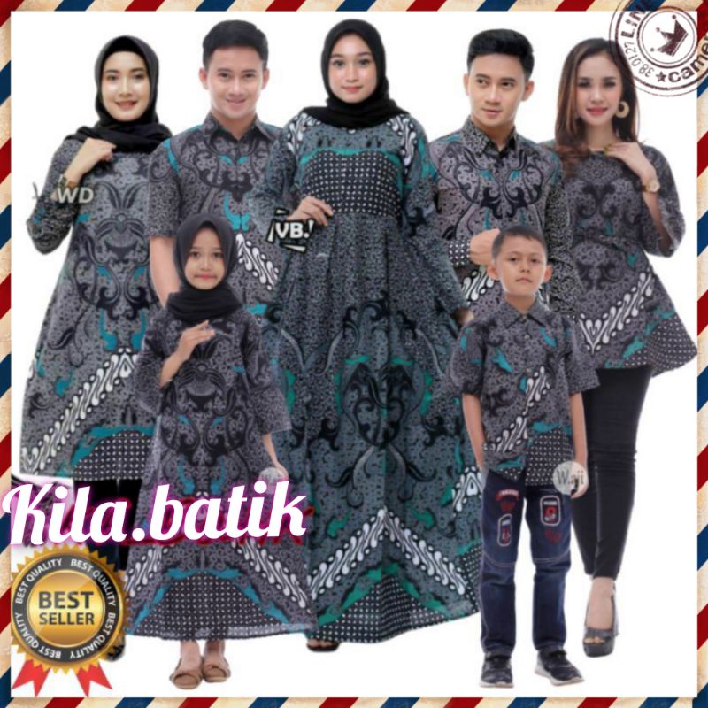 Batik Couple keluarga sania ruffle ori ndoro jowi dnt.motif dimensi.S.M.L.XL.XXL.