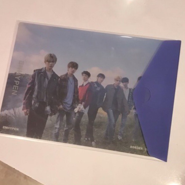 [READY] POB GIFT WEVERSE BENEFIT PRE ORDER WEVERSE SHOP ENHYPEN CLEAR MINI POSTER DAWN