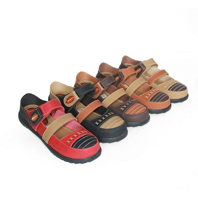 Sepatu Sandal Wanita Flat Bakpau ORI MULAN 1761