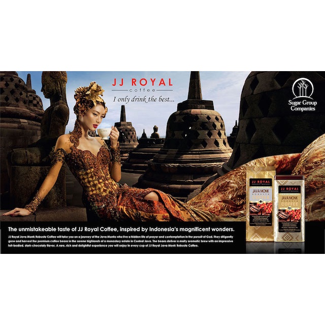 

vf0100f Coffee/Kopi Jj Royal Java Monk Robusta Bean Bag 200G Ds20X11