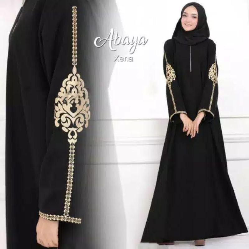 Gallery Exclusive Abaya Hitam Gamis Bordir Turkey ( Geser Ke Kanan Untuk Liat Motif Lainnya )