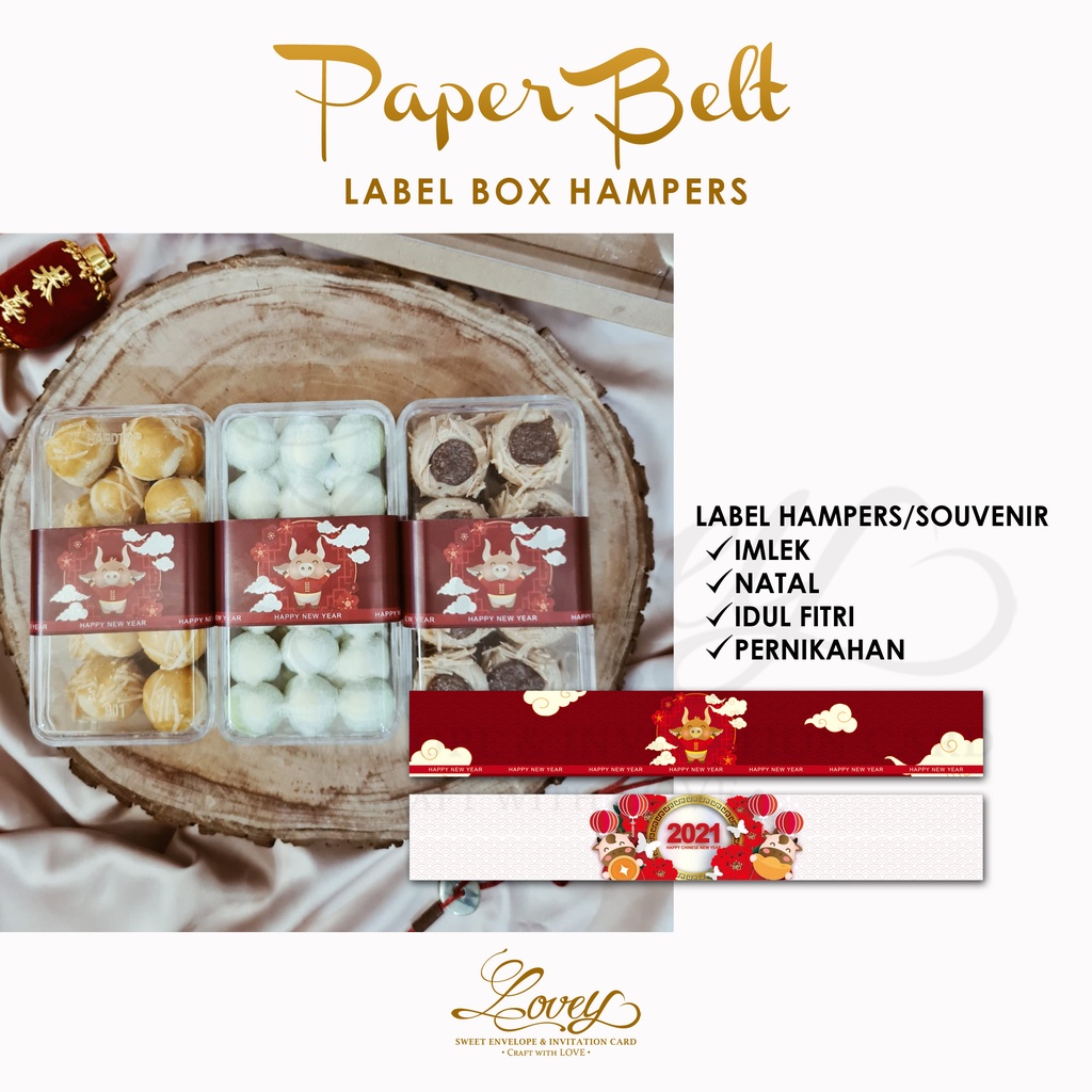 

Paper Belt / Sleeve / Custom Paper Belt / Packaging Sleeve / Paper Belt Label Hampers