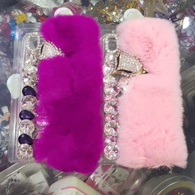 [ Sale  ] MOTIF RANDOM Case Bulu fluffy fox Oppo F1plus