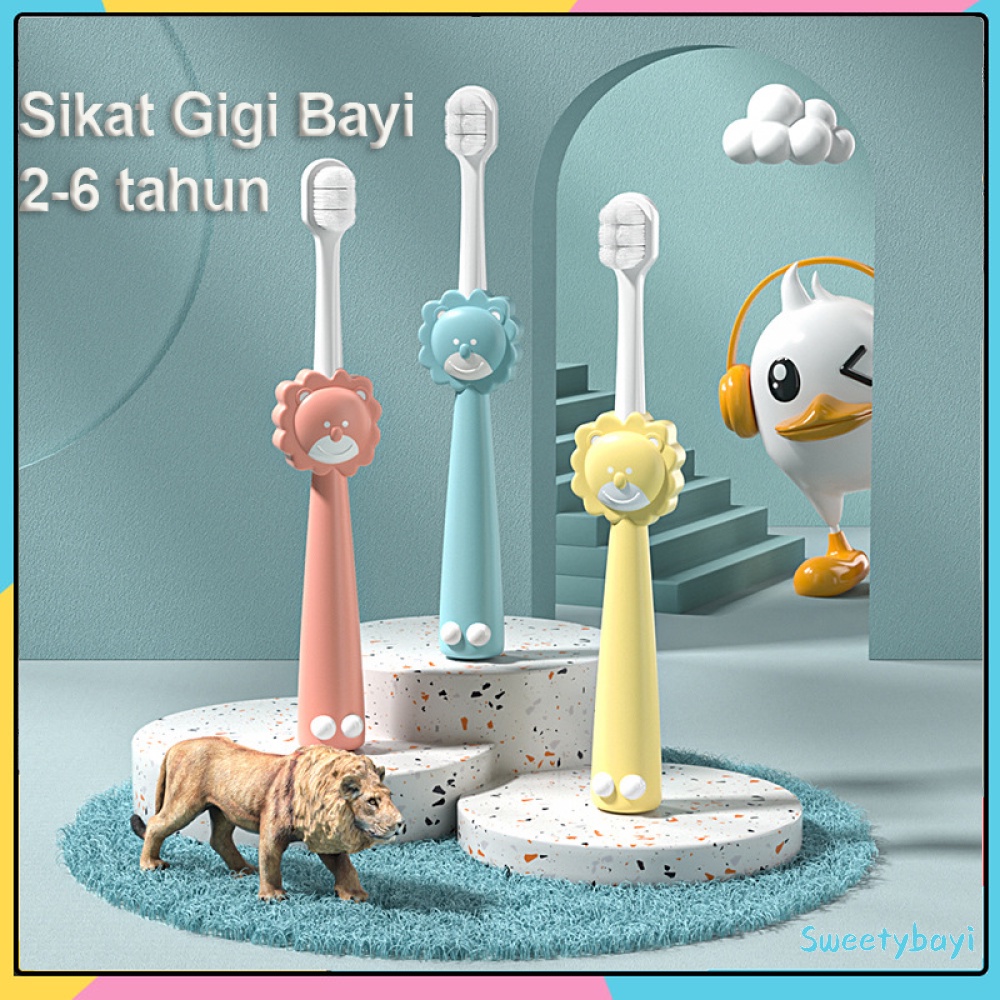 Sweetybayi Sikat gigi bayi anak 2-6 tahun Baby oral cleaning