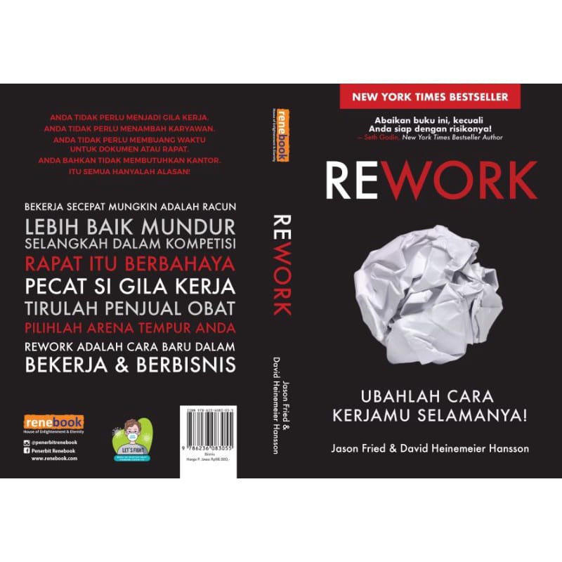 Buku REWORK Cara Baru dalam Bekerja dan Berbisnis - TUROS