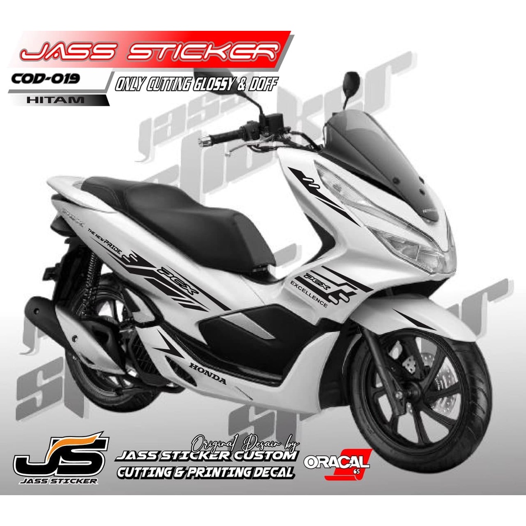 (COD) STICKER CUTTING PCX 150/STIKER STRIPPING PCX/STRIPING VARIASI PCX / AKSESORIS MOTOR PCX