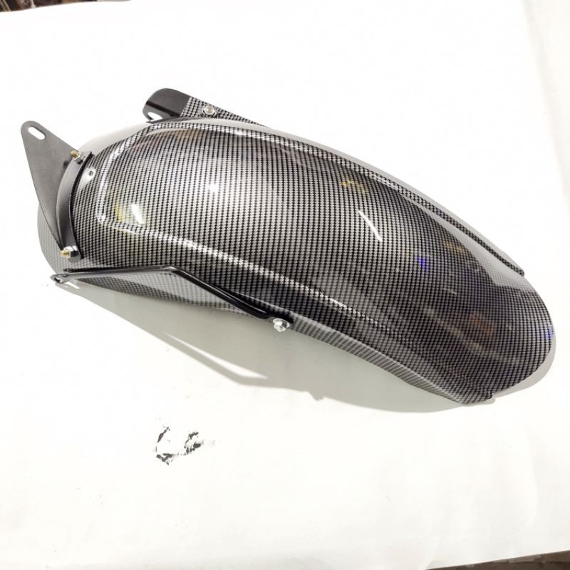 Hugger Yamaha aerox lexi nemo karbon spakbor belakang mudguard pelindung lumpur