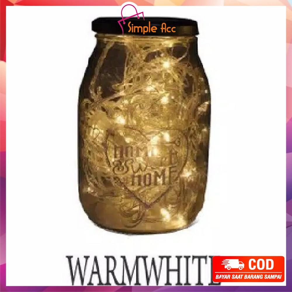 *COD* DO-C17 C199 Lampu Tumblr Light Led 10 Mtr OPP 100 LED 50 LED Lampu Hias Dekorasi Kamar Hiasan-Warmwhite