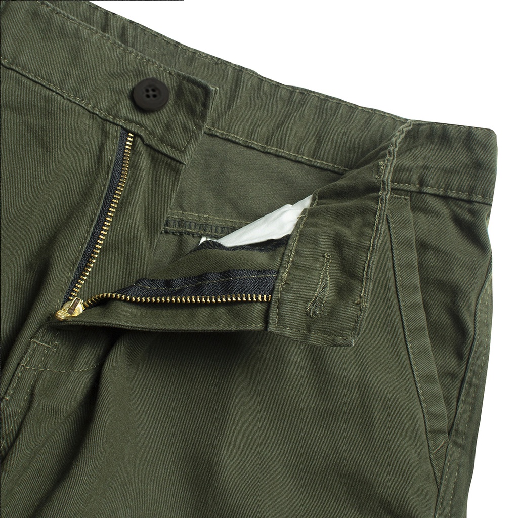 Dritto Short Pants Cargo - Celana Cargo Pendek Unisex - Army