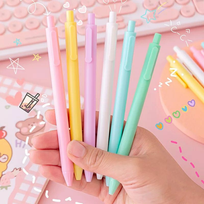 

[JOURNALCARE.ID] PULPEN MEKANIK POLOS PASTEL PENA LUCU PEN KARAKTER BOLPEN UNIK PN031