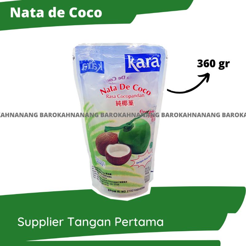 

Nata de Coco sari kelapa sun kara 360 gr/pouch