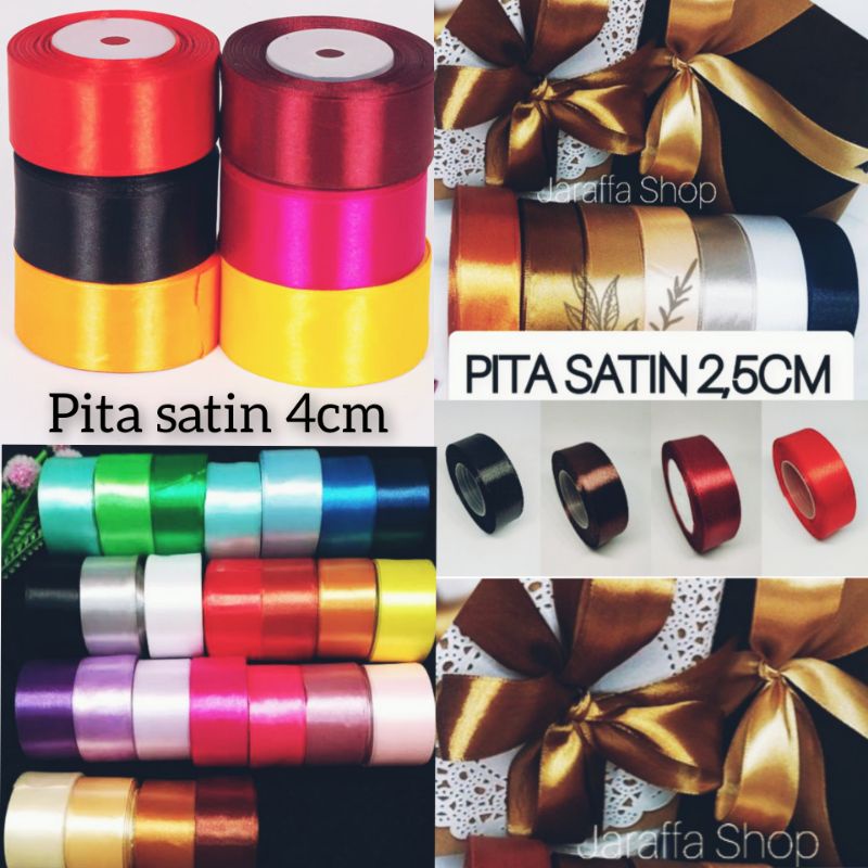 

JRA PITA SATIN TALI SATIN 4CM | 2,5CM I INCHI PER YARD | 1CM&0,80CM PER 2 YARD