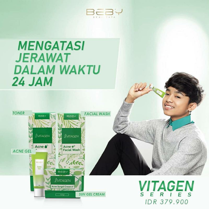 (PREMIUM ACNE CARE) VITAGEN ACNE CARE BEBY CREAM BY DR TATA KLINIK DERMAPRO JAKARTA