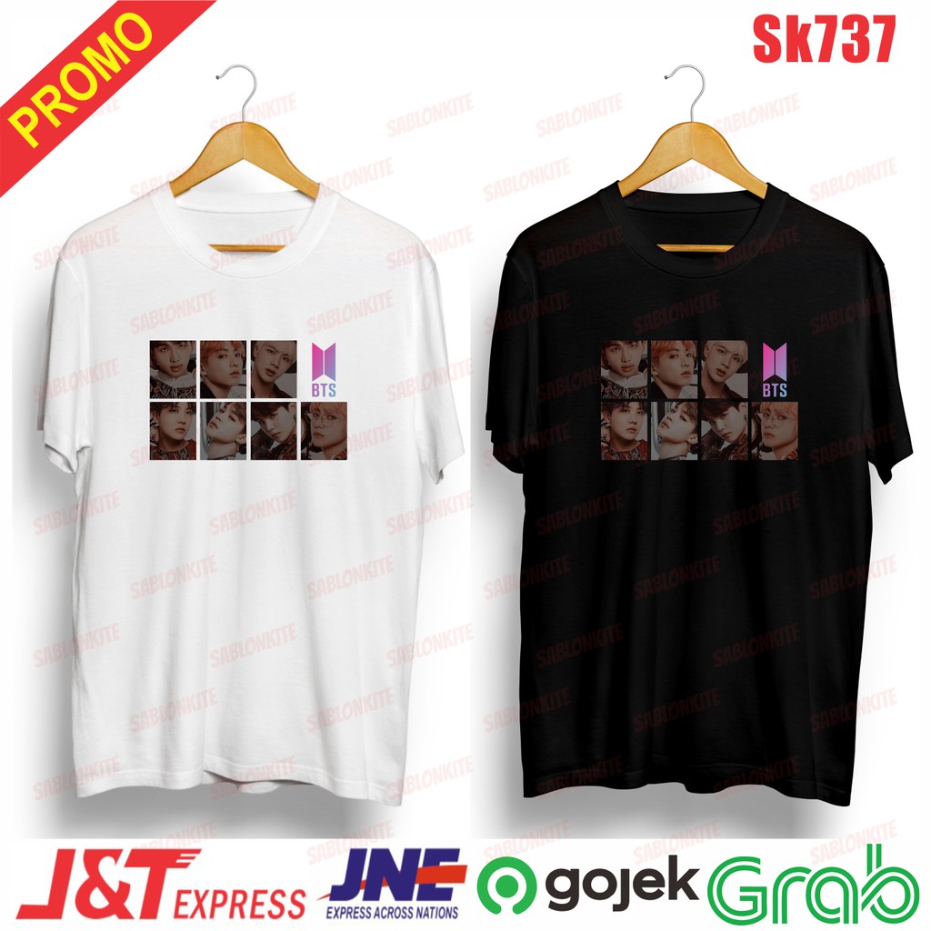 MURAH!!! KAOS KPOP MEMBER SK737 UNISEX COMBED 30S