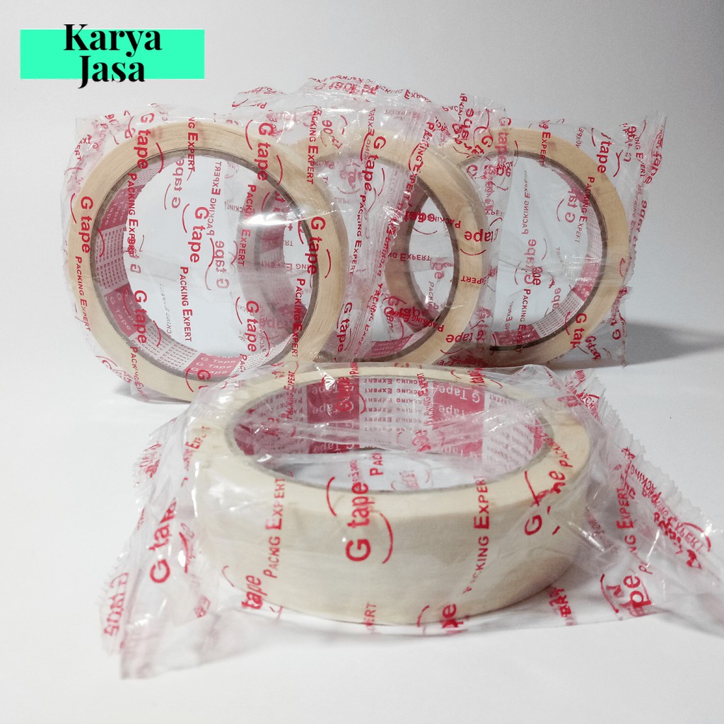 

GTAPE-MASKING TAPE 24mm (1inch) | Lakban/ Selotip Kertas | Grosir ATK Medan